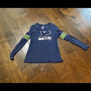 Seattle Seahawks long sleeve shirt, Lg